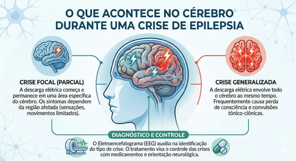O que acontece no cérebro durante uma crise de Epilepsia